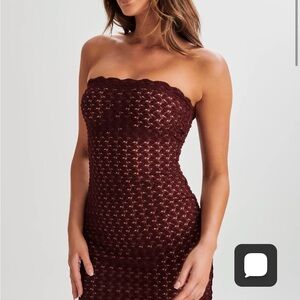 Meshki Amadea Lace Mini Dress